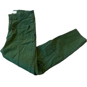 By Anthropologie Green Cadet Utility Skinny Pants Women's Size 29
